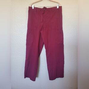 Carhartt Burgundy Maroon Hospital Work Scrub Pants Regular Large